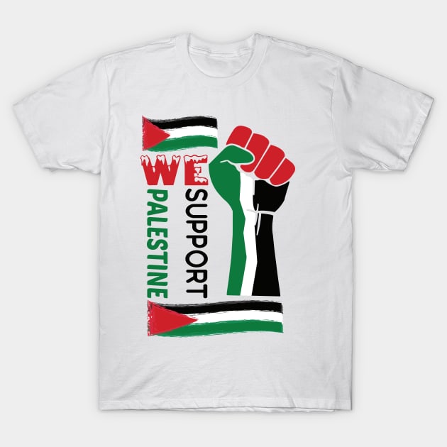 We support Palestine T-Shirt by MZeeDesigns